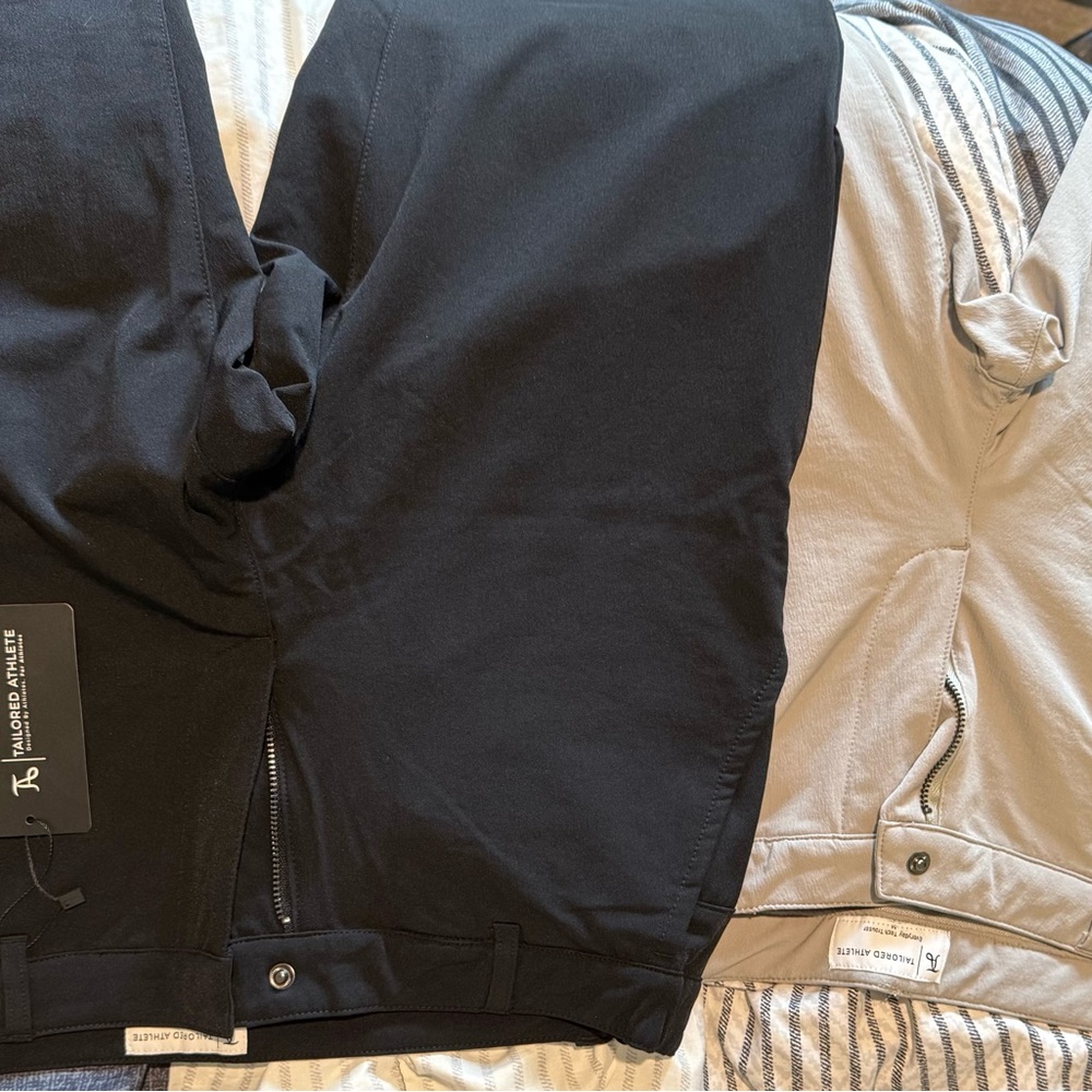 Men's Black Stretch Jogger Pants - Unbranded